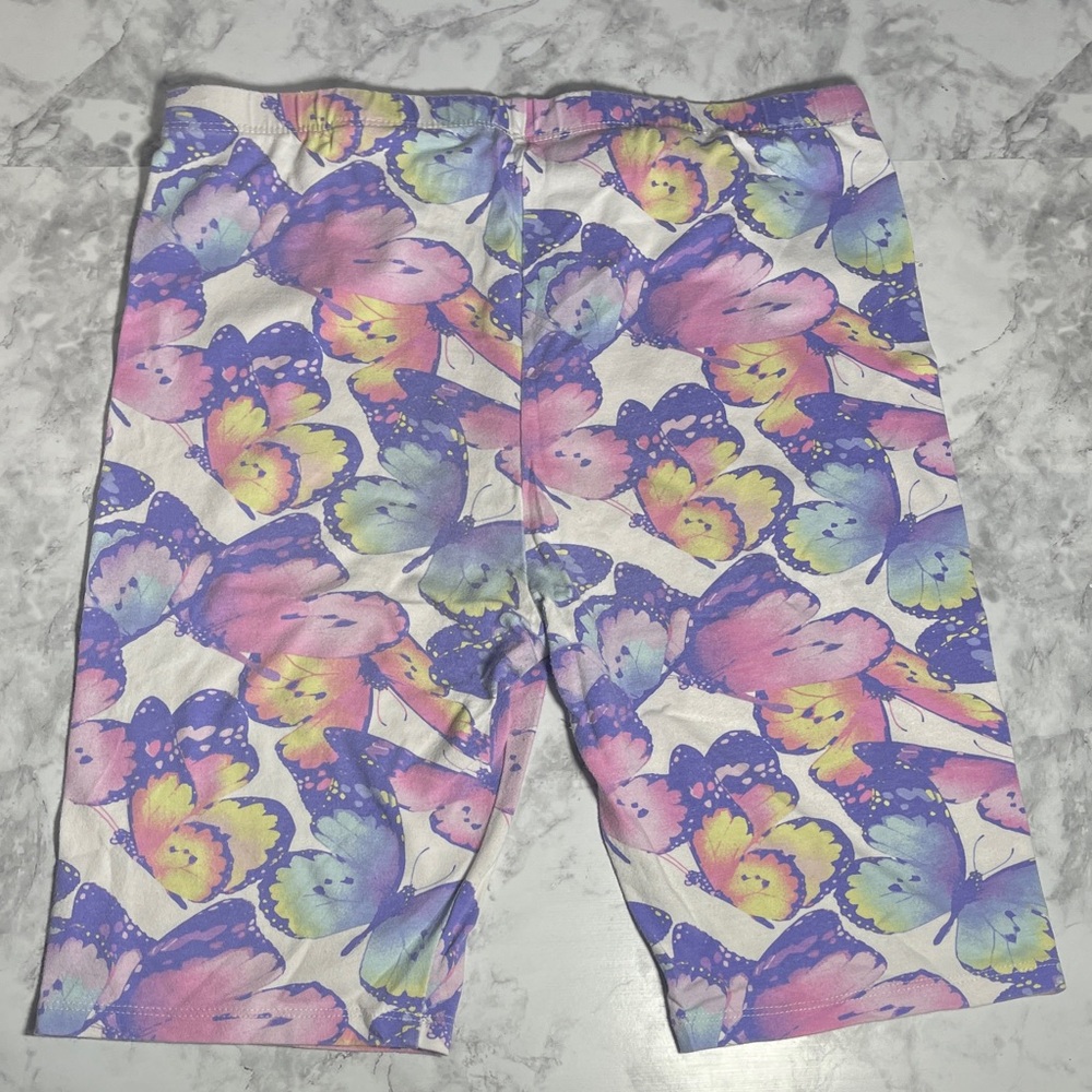 Place Kids Bermuda Style Shorts with Butterfly Print in Purple and Pink Size XXL